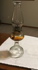 Antique Scoville Mfg. Queen Ann No. 2 oil lamp clear glass picture