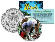 AFRICAN GREY * Birds * JFK Half Dollar US Coin Congo PARROT with Bright Red Tail picture