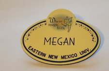 Where Magic Lives  Cast Member Name Tag Badge employee Exclusive Disney Megan picture