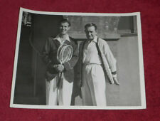 1943 Press Photo WWII War Relief Tennis Gala Frank Kovacs & Jack Crawford Sydney picture