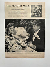 Image JFK Senator John F. Kennedy And Jacqueline Wedding 1953 Life Magazine picture