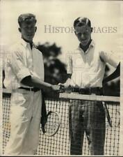 1926 Press Photo Carl Dennison & Perry Bliss at tennis match - net06935 picture