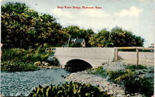 Plymouth, Massachusetts, Deep Water Bridge, daughter, salary increase, Postcard picture