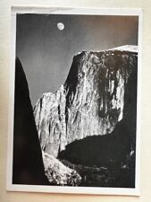Postcard: Moon and Half Dome, Ansel Adams, Yosemite National Park Unposted picture