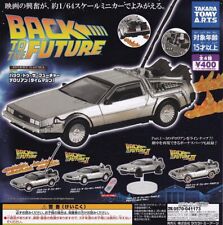 Hobby Gacha Back to the Future DeLorean Time Machine Set of 4 Full Comp picture