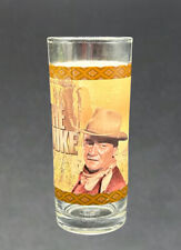 Vintage John Wayne The Duke Western Collectible Glass Barware 6” Tall picture