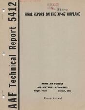 1946 AAF MCDONNELL XP-67 MOONBAT FIGHTER DEVELOPMENT, PROCUREMENT,ACCEPTANCE-CD picture