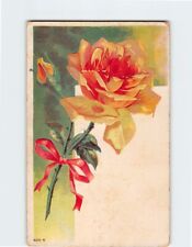 Postcard Rose Flower Art Print Embossed Card picture