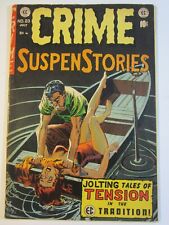 Crime SuspenStories #23 GD (EC, 1954) Al Feldstein strangulation cover picture