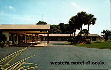 Vtg 1980s Western Motel of Ocala Florida  FL Roadside Postcard picture