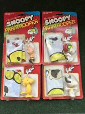 Vintage 1965 Peanuts Snoopy Paratrooper Lot Of 4 picture