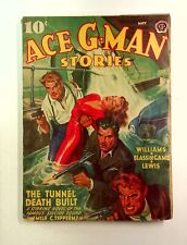 Ace G-Man Stories Pulp May 1941 Vol. 8 #3 GD- 1.8 TRIMMED picture