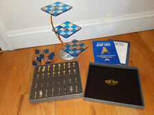 Official FRANKLIN MINT 1994 STAR TREK Tridimensional CHESS SET picture