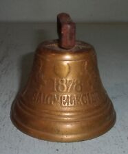 Vintage Brass Cow Bell Chiantel Fondeur 1878 Saignelegier picture