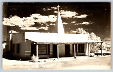 RPPC c1940s Catholic Church & Rectory 29 Twentynine Palms California Sacrament picture