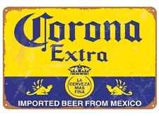 Corona Extra Beer Imported From Mexico Vintage Novelty Metal Sign 8