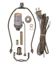 B&P Lamp® Antique Bronze Finish Table Lamp Wiring Kit With a 6 Inch Harp and picture