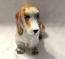 Vintage Basset Hound Dog Ceramic Figurine from Japan picture