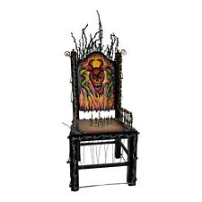 Gothic, Unique Rare Hand painted Wood ChairThe Hot Seat Demon (Signed)  Folk Art picture