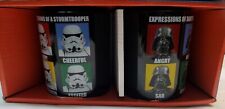 Star Wars Expressions of Darth Vader / Stormtrooper Ceramic 14 oz Coffee Mug New picture