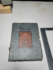 X HIGH SCHOOL YEARBOOK 1926 Record Menominee Michigan Annual year book picture