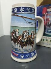 Vintage 1995 Budweiser Holiday Stein “Lighting The Way Home”   picture