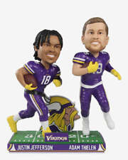 Justin Jefferson & Adam Thielen Minnesota Vikings Bobblemate Dual Bobblehead NFL picture