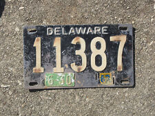 1963 Delaware License Plate 11387 Chevy Ford Chevrolet Stainless Steel Tag DE picture