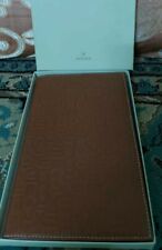 ROLEX address & note phone book computer jubilee style brown leather picture