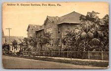 Andrew Gwynne Institute Fort Myers Florida Fl Postcard picture