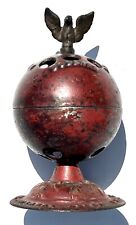 Antique Globe Eagle Cast Iron Bank by Enterprise Mfg. with Bell  1875 picture