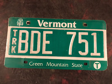 Vermont License Plate Maple Tree Truck BDE 751 picture