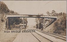 High Bridge Railroad Kirkwood New Jersey c1910s? RPPC Photo Postcard picture