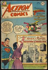 ACTION COMICS #196 1954 SUPERMAN Congo Bill TOMMY TOMORROW Vigilante DC COMICS picture