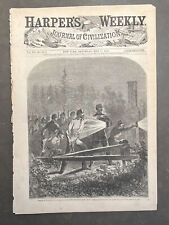 Harper's Weekly May 17 1862 Winslow Homer Yorktown Original Civil War picture