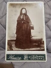 Antique Cabinet Card Photos Woman Dressed In Black Mourning Salamanca Ny picture