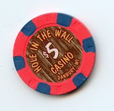 5.00 Chip from the Hole in the Wall Casino Danbury Wisconsin picture
