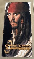 Disney Pirates of the Caribbean Johnny Depp Jack Sparrow 30”x59” Beach Towel picture