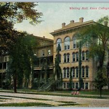 c1910s Galesburg, IL Whiting Hall Knox College Hand Colored Trees Girls ILL A189 picture