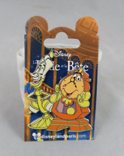 Disney Disneyland Paris Pin - Lumiere and Cogsworth - Beauty and the Beast picture
