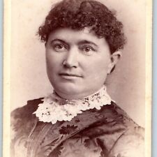 c1880s Manchester, NH Italian Lady CdV Photo Card Colby Opera House Block H11 picture