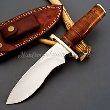 Custom Made Forged Spring steel  Randall Replica sasquatch Bowie w/Leather Grip picture