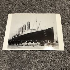 The Lusitania British Cunard Line built 1907  (1988 Postcard) picture