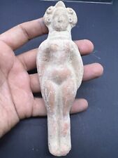 Ancient Old Indus Valley Mehrgrah Antiques Ceramic Fertility Goddess Figure Stat picture