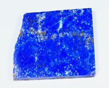 168 CT NATURAL BLUE LAPIS LAZULI ROCK ROUGH SLAB UNTREATED GEMSTONE RGJ-91 picture
