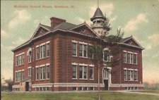 antique    KEWANEE   Illinois IL   McKinley School    Germany postcard picture