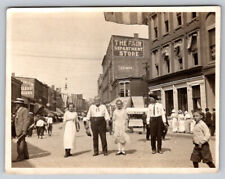 Photo of Family Pictured on a Crowded Street The Fair Department Store Galena IL picture