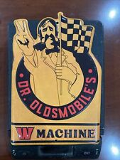70'S STYLE DR. OLDSMOBILE'S WMACHINE Tin Metal Embossed Sign OFFICIAL GM LICENSE picture