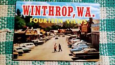 POST-CARDS 14 VIEWS FOLDER WINTHROP WASHINGTON NORTH CASCADES WASHINGTON picture