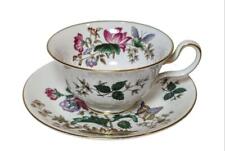 Wedgwood  ~ CHARNWOOD ~ Bone China Tea Cup & Saucer  England  Floral Butterflies picture